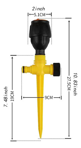 Youpin 4pcs Rociadores Giratorios De Jardín Rociadores De