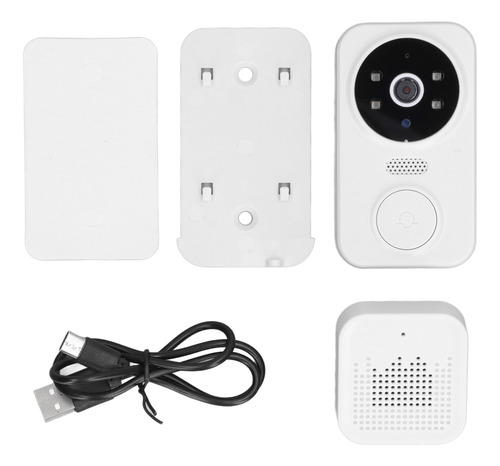 Cámara De Videoportero Wifi Inteligente, 1080p, Visión Noctu
