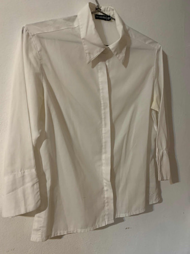 Camisa Blanca Wupper Talle S Mangas 3/4