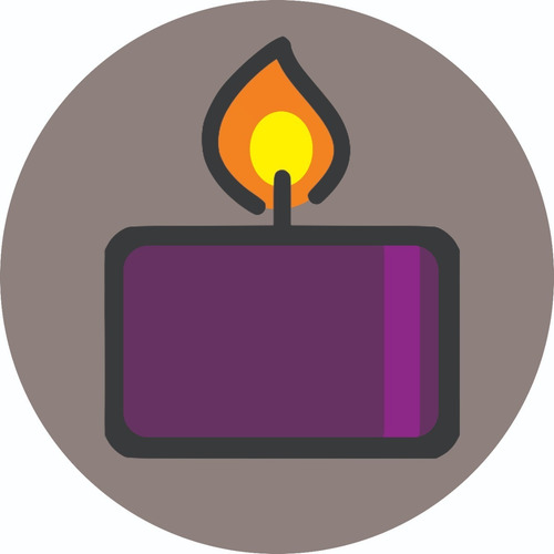 Imagem 1 de 2 de Lilás! 100 Velas De Rechaud Alto Astral (duram 10 Horas)