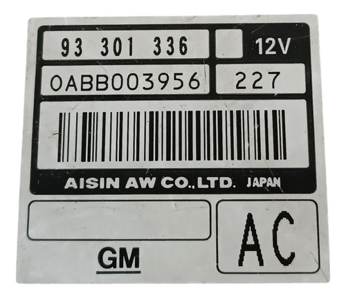 Módulo Câmbio Automático Chevrolet Astra Zafira Vectra 2.0 (Usado)