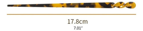 Palillos Para El Pelo De Concha De Tortuga Con Clip Peinado