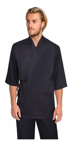 Chaqueta Chef Negra Unisex. Chefworks Chefstore Sushi Kimono