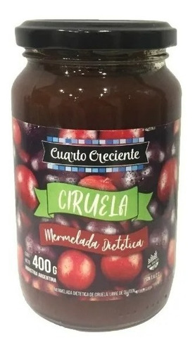 Mermeladas Dieteticas Ciruelas Cuarto Creciente 400g