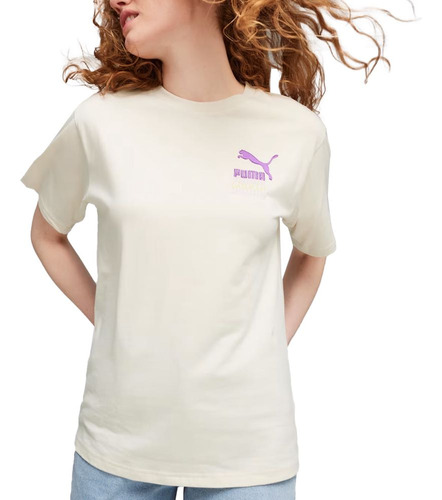 Playera Puma Classics Brand Love Mujer 62497287