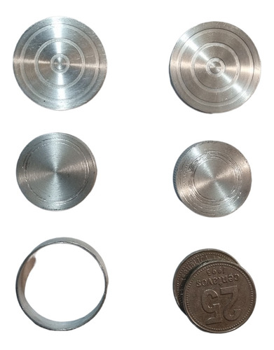 Fantastic Coins Aluminio Truco De Magia Monedas!!
