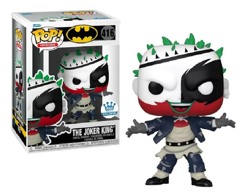 Funko Pop The Joker King Pop 416 Batman Exclusive Caja 8de10