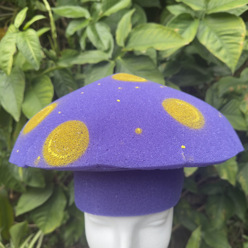 Gorro De Hongo Cotillon Disfraces Fiestas En Goma Espuma