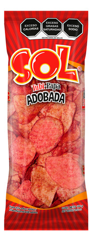 Botana Sol Tubi Papa Adobada 100 Gr