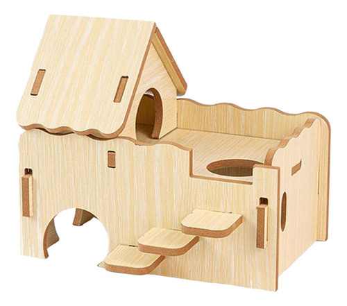 Casa Para Hámster, Casa De Madera Para Hámster, Cabaña S