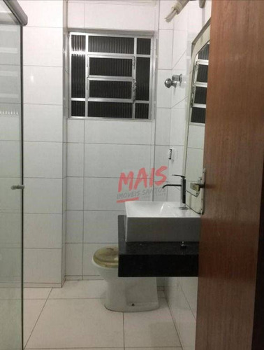 Apartamento Frente Ao Mar Com Vista, Com 2 Dormitórios + Dependência, Para Alugar, 120 M² - Ponta Da Praia - Santos/sp - Ap5879
