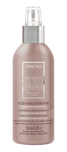 Fluido Reconstrutor Amend Luxe Creations Blonde Care 180ml