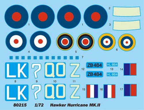 Hurricane Mk Ii - 1/72 - Hobbyboss 80215