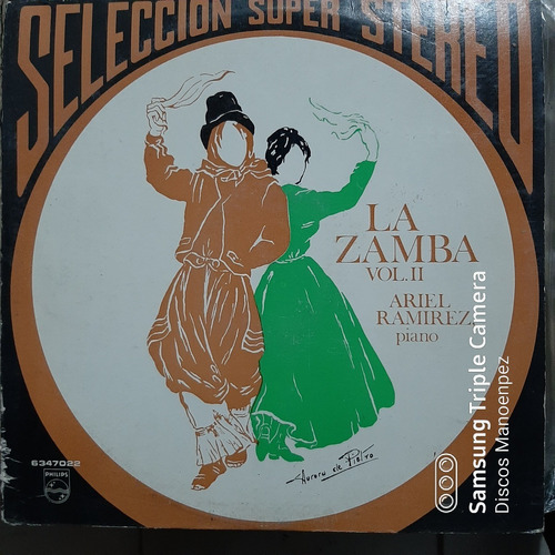 Vinilo Ariel Ramirez Piano La Zamba Volumen 2 F4