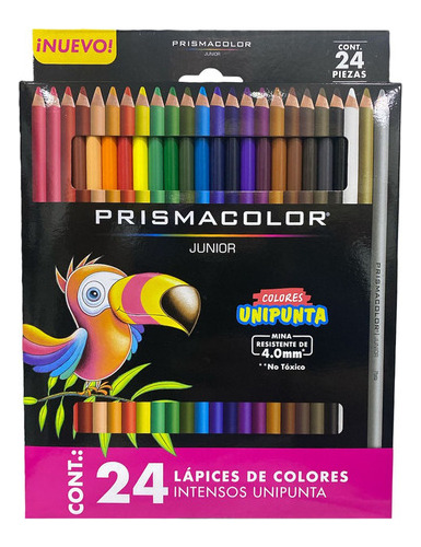 Lápices Pastel Y Metálicos Prismacolor Junior 24 Colores