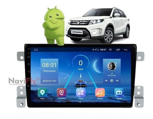 Kit Multimídia Gran Vitara 05 À 14 Android 9  Octa Carplay4g