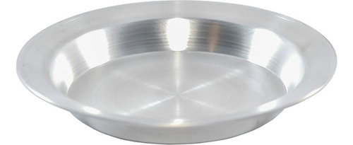Kit Com 100 Pratos Em Aluminio Nº 22 Escolar Almoço Jantar