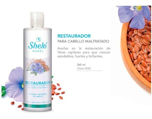 Restaurador Capilar Con Linaza Y Hierbas Relajantes 265ml