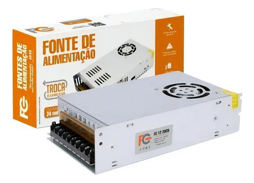 Fonte De Alimentação Chaveada Colmeia 12v 29a Fc - Fc1229cn