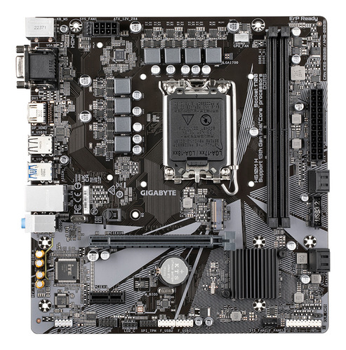 Tarjeta Madre Gigabyte H610m H Lga 1700 2x Ddr5 1x M.2 Kt