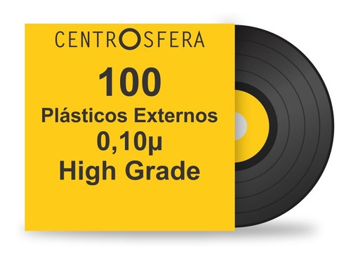 Imagem 1 de 2 de 100 Plásticos Para Proteção Das Capas De Lp Disco Vinil
