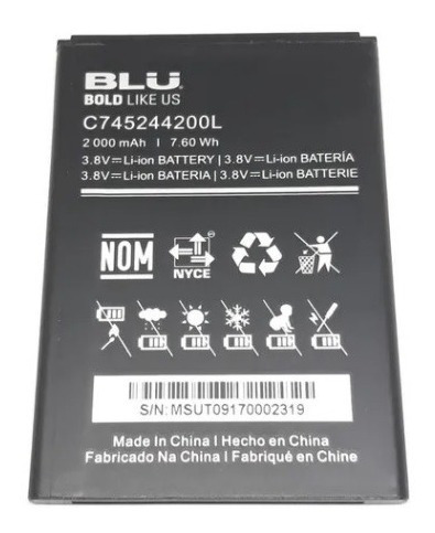 Bateria Pila Blu C745244200l Studio J2 Tienda  Plaza Vnzla