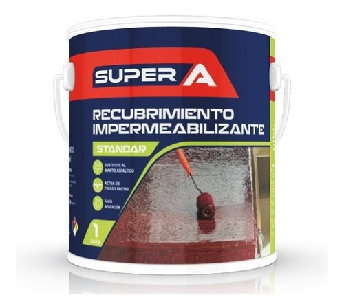 Pintura Impermeabilizante Para Techos Verde Super A Galon