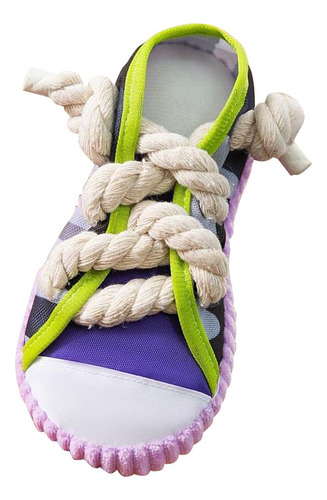 Juguete Para Morder Para Perros, Borde De Zapato Morado