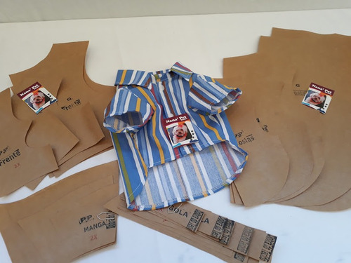 Modelagem De Roupas Para Cães/ Kit 4 Modelos Macho.