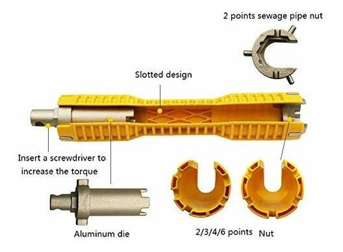 Sink Faucet Installer Socket Wrench Plumbing Tool