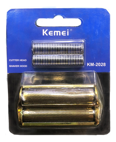 Repuesto Malla Cuchilla Shaver Kemei Km2028 Dorada