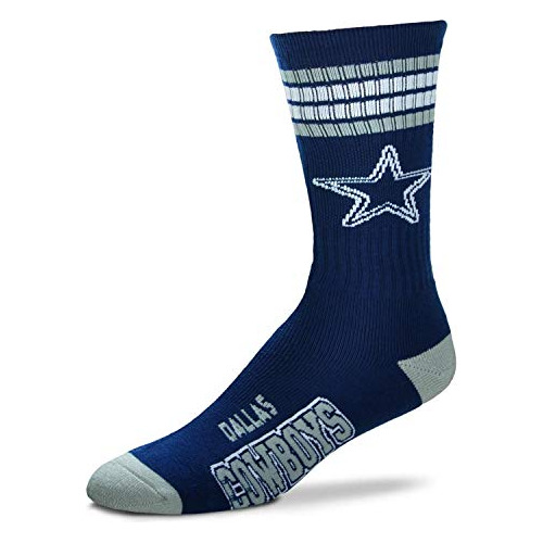 Dallas Cowboys 4 De La Raya De La Marina Deuce Calcetines, G