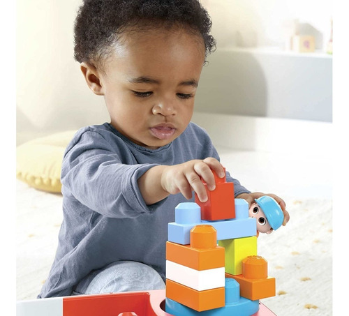 Juguete Construcción Mega Bloks Vagón Giratorio Bloques