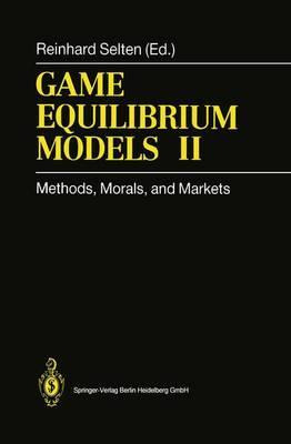 Libro Game Equilibrium Models Ii - Reinhard Selten