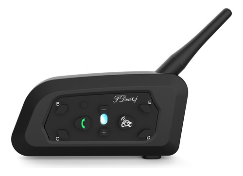 Fdmiej V6 - Intercomunicador Bluetooth Para Casco De Motocic