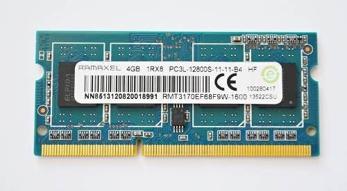Memoria RAM 4GB 1 Ramaxel RMT3170EF68F9W-1600