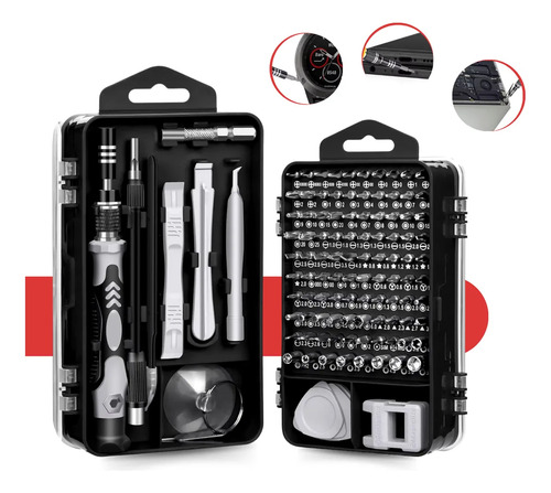 Kit De Llaves De Precisión De 115 Piezas Para Teléfono Celul