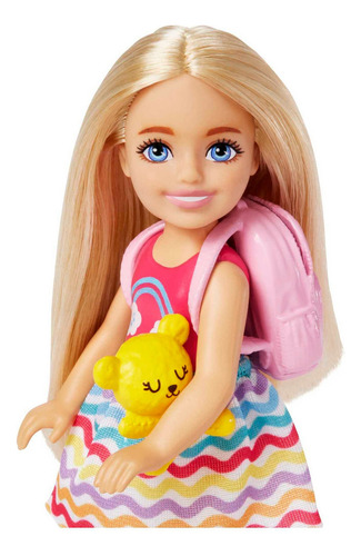 Barbie Muñeca Chelsea, Set De Viaje Muñecas Y Cachorros W.