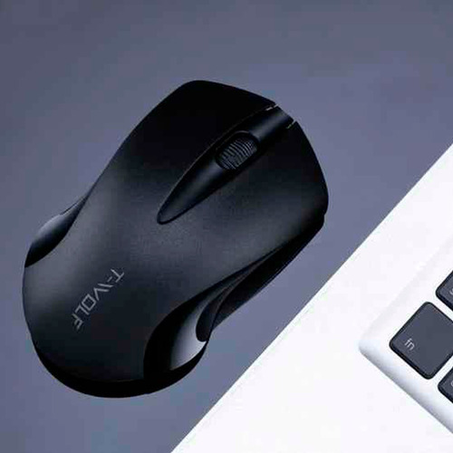 Imagen 4 de 4 de Mouse Inalámbrico Usb T-wolf / Eleco
