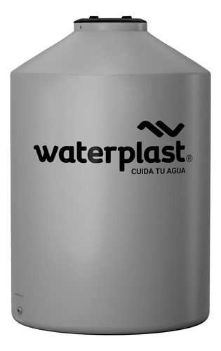 Tanque De Agua Waterplast Tricapa Vertical Gris 1500lts