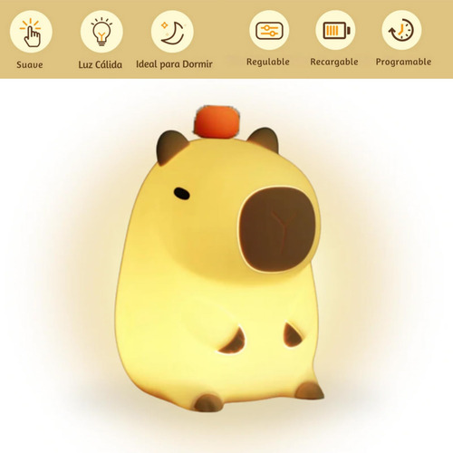 Capibara Lampara, Lampara De Capibara, 1pcs Lámpara Led