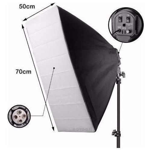 Kit Iluminação Estúdio Profissional Completo Softbox 110v