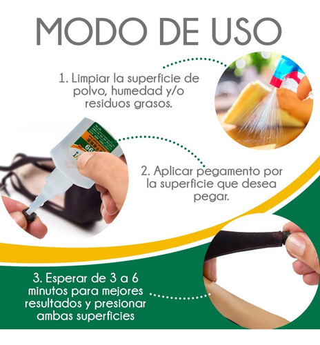 Pegamento Instantaneo Secado Rapido Electronica Metal 50g Color Transparente