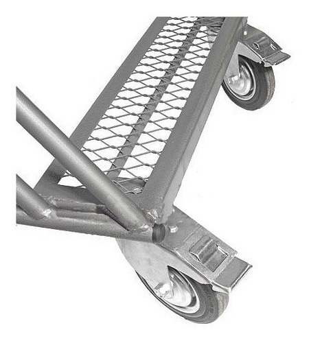 Imagen 5 de 5 de Escalera Para Depósito Con Ruedas Tipo Burro Avión - 250 Cm