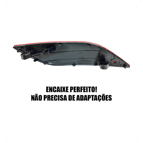 Refletor Para-choque Traseiro T-cross 2019 Até 2022 Le