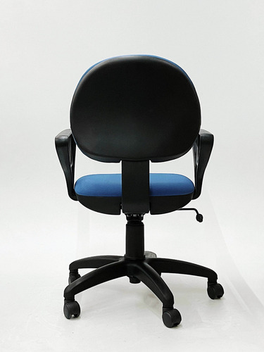 Silla de escritorio de Outlet Arcadia ergonómica azul con tapizado de marathon