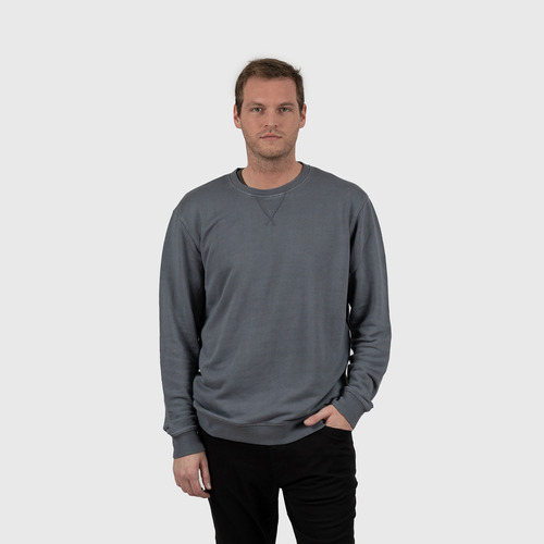 Crewneck Grey Pavement Black Bubba