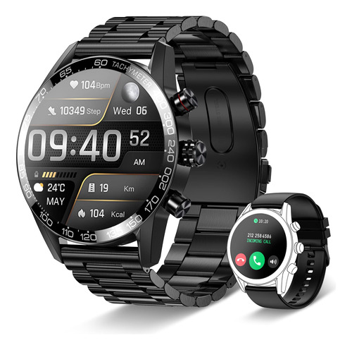 Reloj Inteligente Para Hombre Pantalla Tactil Completa 1.32 