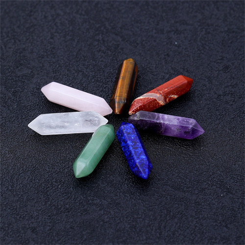 Caja De Regalo De Piedra De Yoga De Cristal Con Columna Hexa