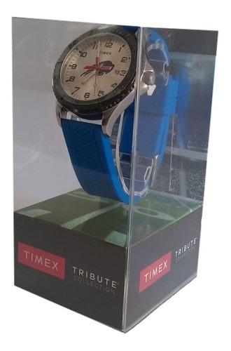 Reloj Timex  Collection Bills Bufalo Nfl Oficial Color De La Correa Azul Color Del Fondo Azul